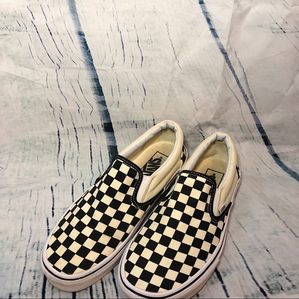 VANS Checkerboard Slip-on Sneakers